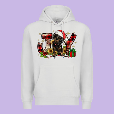 Christmas Joy Dachshund Premium Hoodie Designed By Jahusdesignshop