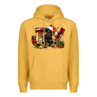 Mustard christmas joy dachshund Premium Hoodie - JahusDesignShop