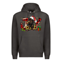 Smoke christmas joy dachshund Premium Hoodie - JahusDesignShop