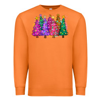Carrot christmas trees and lights Premium Sweatshirt - Zillion Design Studio