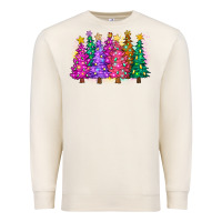 Sandshell christmas trees and lights Premium Sweatshirt - Zillion Design Studio