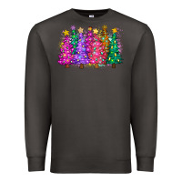 Smoke christmas trees and lights Premium Sweatshirt - Zillion Design Studio