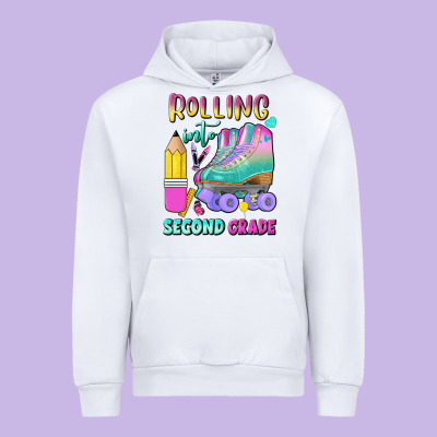 Rolling Into Second Grade Urban Hoodie Designed By Bundleandbundleshop