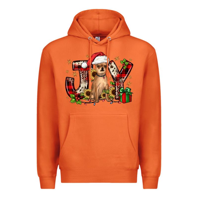 Christmas Joy Chihuahua Premium Hoodie by JahusDesignShop | Teevron