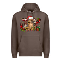 Coffee Christmas joy chihuahua Premium Hoodie - JahusDesignShop