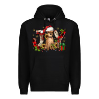 Black Christmas joy chihuahua Premium Hoodie - JahusDesignShop