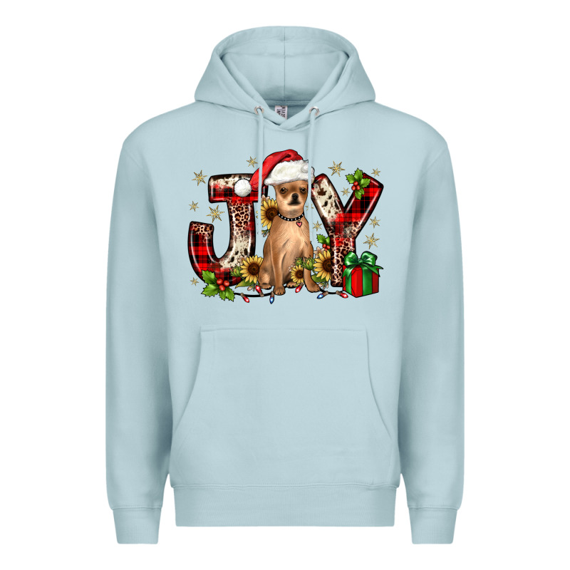Christmas Joy Chihuahua Premium Hoodie by JahusDesignShop | Teevron