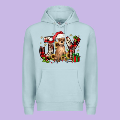 Christmas Joy Chihuahua Premium Hoodie Designed By Jahusdesignshop