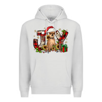 Dove Grey Christmas joy chihuahua Premium Hoodie - JahusDesignShop
