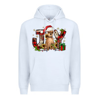 White Christmas joy chihuahua Premium Hoodie - JahusDesignShop