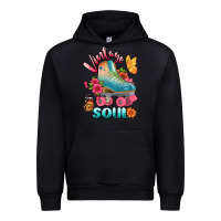 Black vintage soul Urban Hoodie - BundleAndBundleShop