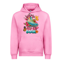 Fuchsia Pink vintage soul Urban Hoodie - BundleAndBundleShop