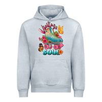Heather Grey vintage soul Urban Hoodie - BundleAndBundleShop
