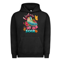 Pigment Black vintage soul Urban Hoodie - BundleAndBundleShop