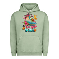 Pigment Oil Green vintage soul Urban Hoodie - BundleAndBundleShop
