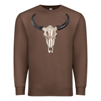 Chestnut western bull skull tbw Premium Sweatshirt - texasbilliewilder