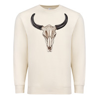 Sandshell western bull skull tbw Premium Sweatshirt - texasbilliewilder