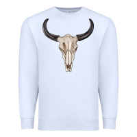 White western bull skull tbw Premium Sweatshirt - texasbilliewilder