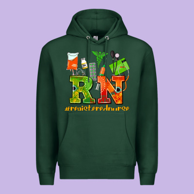 Registered Nurse Juneteenth Premium Hoodie Designed By Adodesignshop