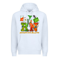 White registered nurse juneteenth Premium Hoodie - AdoDesignShop
