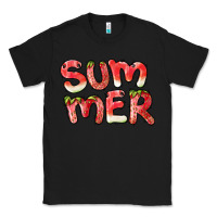 Black summer watermelon and strawberry Classic Tee - BarkalooDesign