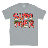 Heather Grey summer watermelon and strawberry Classic Tee - BarkalooDesign