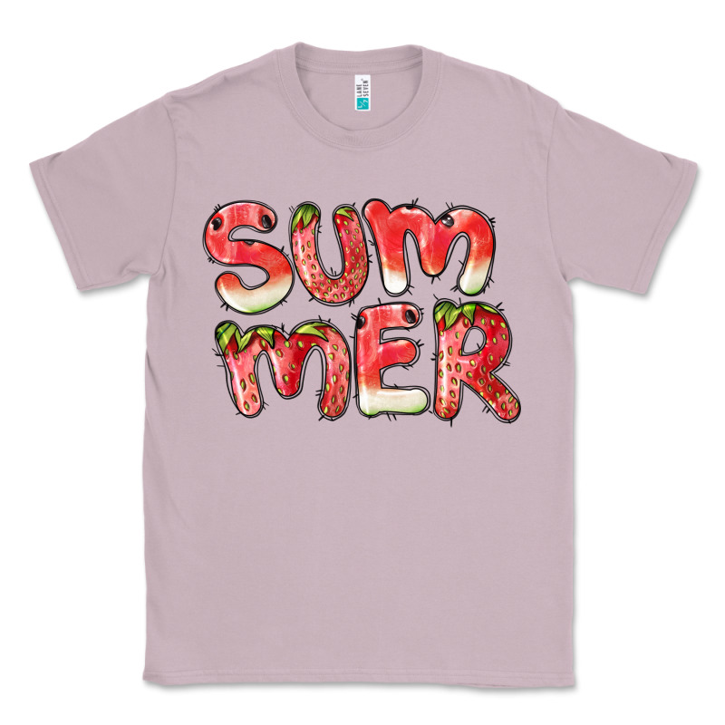Summer Watermelon And Strawberry Classic Tee by BarkalooDesign | Teevron