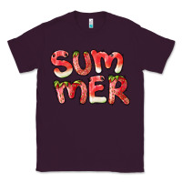 Plum summer watermelon and strawberry Classic Tee - BarkalooDesign