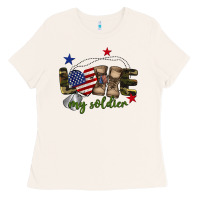 Bone Love My Soldier Ladies Tee - BarkalooDesign
