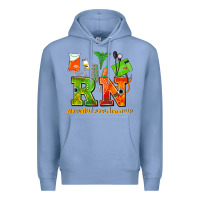 Colony Blue registered nurse juneteenth Premium Hoodie - AdoDesignShop