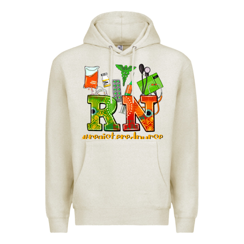 Registered Nurse Juneteenth Premium Hoodie by AdoDesignShop | Teevron