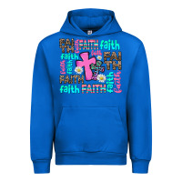 Cobalt faith with cross Urban Hoodie - AdoDesignShop