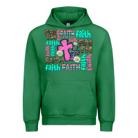 Emerald faith with cross Urban Hoodie - AdoDesignShop