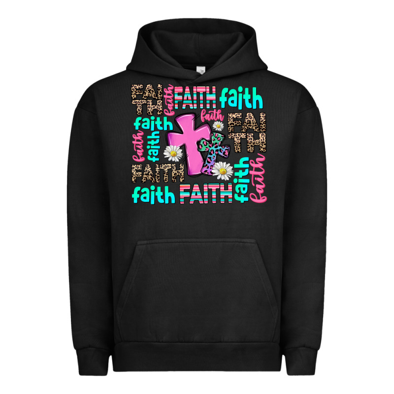 Faith With Cross Urban Hoodie by AdoDesignShop | Teevron