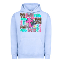 Pigment Grape Ice faith with cross Urban Hoodie - AdoDesignShop