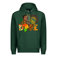 Sports Green dope juneteenth Premium Hoodie - AdoDesignShop