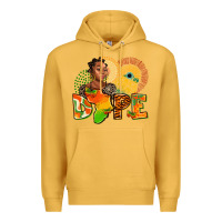 Mustard dope juneteenth Premium Hoodie - AdoDesignShop