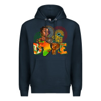 Navy dope juneteenth Premium Hoodie - AdoDesignShop