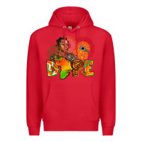 Red dope juneteenth Premium Hoodie - AdoDesignShop