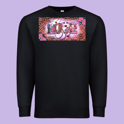 Premium Sweatshirt Valentine's Day Nurse Love