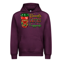 Mauve Wine flannels lattes leggings Urban Hoodie - BundleAndBundleShop