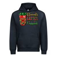 Navy flannels lattes leggings Urban Hoodie - BundleAndBundleShop