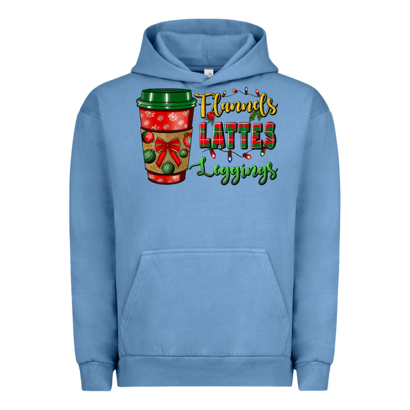 Flannels Lattes Leggings Urban Hoodie by BundleAndBundleShop | Teevron