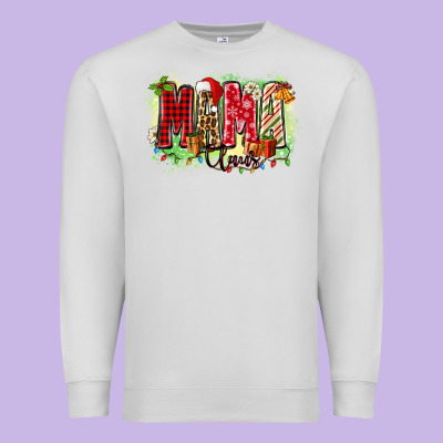 Mama Claus Premium Sweatshirt Designed By Zillion Design Studio