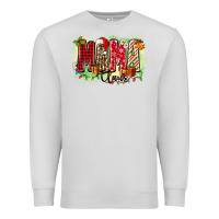 Dove Grey mama claus Premium Sweatshirt - Zillion Design Studio