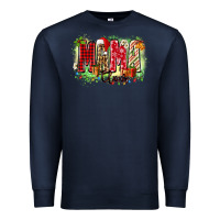 Navy mama claus Premium Sweatshirt - Zillion Design Studio