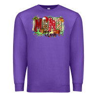 Purple mama claus Premium Sweatshirt - Zillion Design Studio
