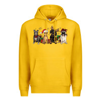 Lemon christmas chihuahua pitbull pug dachshund Premium Hoodie - JahusDesignShop
