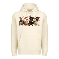 Sandshell christmas chihuahua pitbull pug dachshund Premium Hoodie - JahusDesignShop