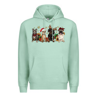 Seafoam christmas chihuahua pitbull pug dachshund Premium Hoodie - JahusDesignShop